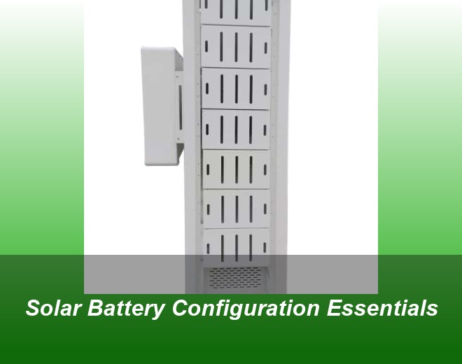 Solar Battery Configuration Essentials